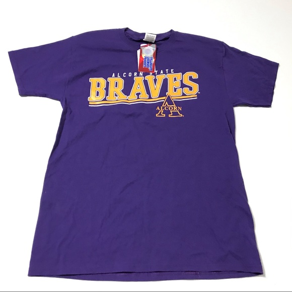 Alcorn STATE UNIVERSITY TShirt BRAVES College Tee - Picture 1 of 7